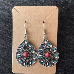 Tear drop earrings